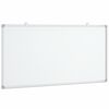 vidaXL Tableau blanc magn&eacute;tique 100x50x1,7 cm aluminium