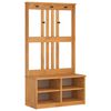 vidaXL Portemanteau SANDNES 87x40x159,5 cm bois massif pin