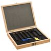 vidaXL Jeu d&rsquo;outils de tournage indexables 12 pcs 12x12 mm 80 mm