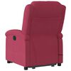 vidaXL Fauteuil de massage inclinable Rouge bordeaux Velours