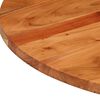 vidaXL Dessus de table &Oslash;80x2,5 cm rond bois massif d'acacia
