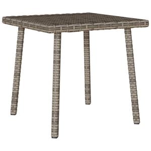 VidaXL Table basse de jardin rectangulaire gris 40x40x37 cm rotin