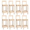 vidaXL Ensemble de bar 9 pcs Bois de pin massif