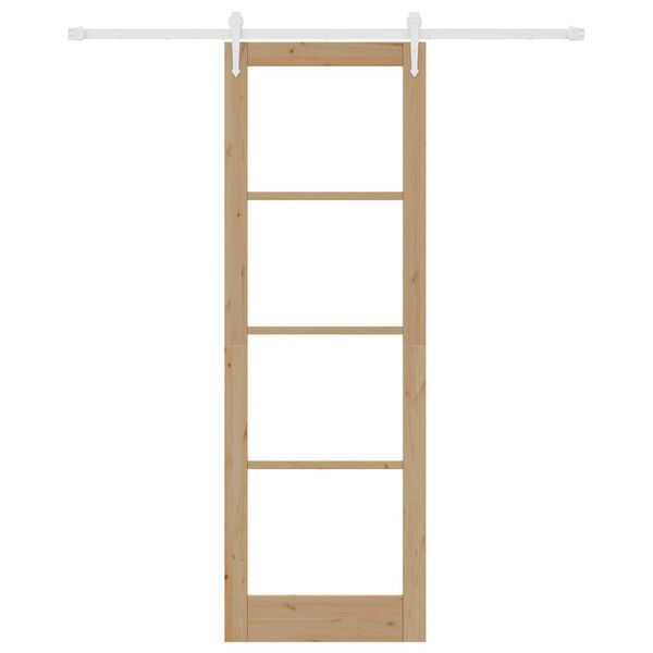 vidaXL Porte coulissante Naturel 78 x 232 cm