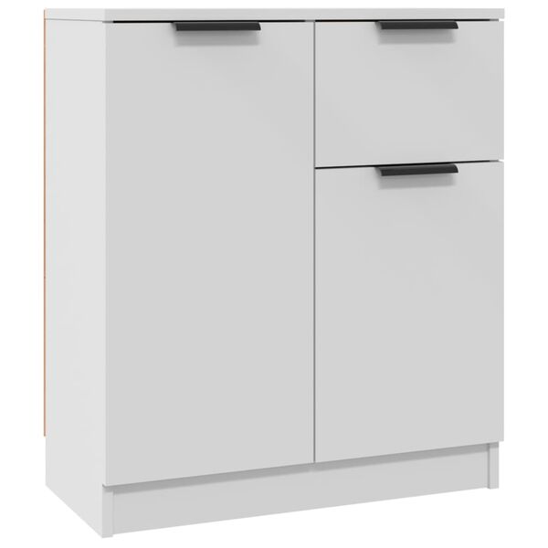 vidaXL Buffet Blanc 60x30x70 cm Bois d'ing&eacute;nierie