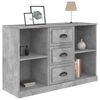 vidaXL Buffet gris b&eacute;ton 104,5x35,5x67,5 cm bois d'ing&eacute;nierie