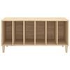 vidaXL Armoire à disques chêne sonoma 100x38x48 cm bois d'ingénierie