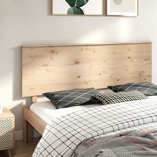 vidaXL T&ecirc;te de lit 184x6x82,5 cm Bois massif de pin