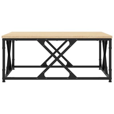 vidaXL Table basse chêne sonoma 70x70x30 cm bois d'ingénierie