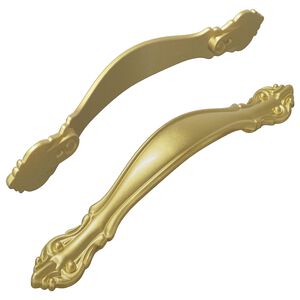 vidaXL Poign&eacute;e 2 pcs Dor&eacute; 143 x 19,2 x 20 mm Alliage de zinc