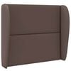 vidaXL Oreille de t&ecirc;te de lit Tan 80 x 23 x 6 cm PVC