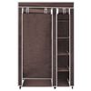 vidaXL Garde-robe Tissu Marron