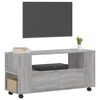 vidaXL Meuble TV sonoma gris 102x34,5x43 cm bois d'ingénierie