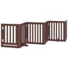 vidaXL Barri&egrave;re pour chien porte pliable 9 panneaux bois de peuplier