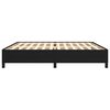 vidaXL Cadre de lit sans matelas noir 200x200 cm tissu