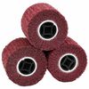 vidaXL Rouleaux de pon&ccedil;age 3 pi&egrave;ces Rouge 12 x 12 x 10 cm