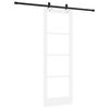 vidaXL Porte coulissante ORKDAL Blanc et Noir 73,5 x 211 cm