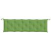 vidaXL Coussin de banc de jardin vert m&eacute;lang&eacute; 180x50x7 cm tissu