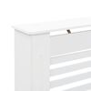 vidaXL Cache-radiateurs 2 pcs Blanc 112x19x81,5 cm MDF