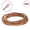 vidaXL Corde en Cuir Marron &Oslash;4 mm x 10 m Cuir