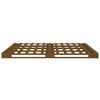 vidaXL Lit de palette sans matelas marron miel 120x200 cm bois massif