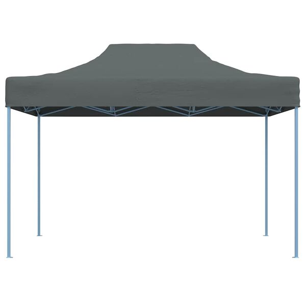 vidaXL Tente de réception pliable 3x4 m Acier Anthracite