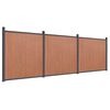 vidaXL Panneau de cl&ocirc;ture marron 526x186 cm WPC
