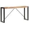vidaXL Table console 150x35x76 cm Bois de manguier massif