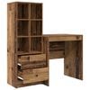 vidaXL Bureau avec tiroir 2 pcs Bois ancien