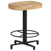vidaXL Tabourets de bar lot de 2 52 cm bois de manguier massif