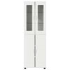 vidaXL Haut Armoire FLORIN Blanc 60 x 35 x 182 cm Bois d'ing&eacute;nierie