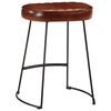 vidaXL Tabourets de bar lot de 2 marron fonc&eacute; 40x29,5x53 cm