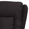 vidaXL Fauteuil Noir Similicuir