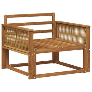 vidaXL Sofa de milieu ext&eacute;rieur Naturel
