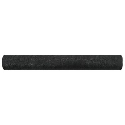 vidaXL Filet brise-vue Noir 1,2x10 m PEHD 75 g/m²