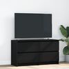 vidaXL Meuble TV noir 100x35x54 cm bois d'ing&eacute;nierie
