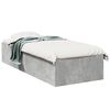 vidaXL Cadre de lit sans matelas gris béton 90x200 cm