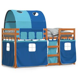vidaXL Lit superpos&eacute; sans matelas 90x200 cm bois de pin massif