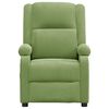 vidaXL Fauteuil inclinable vert clair velours
