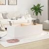 vidaXL Table basse Blanc 100x50x35 cm Bois massif de pin