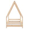 vidaXL Cadre de lit pour enfant 80x160 cm bois de pin massif