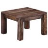 vidaXL Table basse 50x50x35 cm Bois de manguier massif