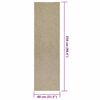 vidaXL Tapis ZIZUR beige 80x250 cm aspect de jute int&eacute;rieur ext&eacute;rieur