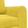 vidaXL Canap&eacute;-Lit Jaune 148 x 71 x 83 cm Velours