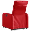 vidaXL Fauteuil inclinable &eacute;lectrique rouge similicuir
