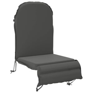 vidaXL Coussin de transat ensoleill&eacute; GEMERT 100 % polyester Anthracite