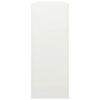 vidaXL Portant de bois de chauffage blanc 100x40x100 cm acier