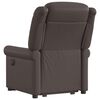 vidaXL Fauteuil inclinable marron brillant similicuir