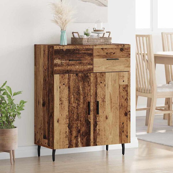 vidaXL Buffet Bois Ancien 69,5 x 34 x 90 cm Bois d'ing&eacute;nierie