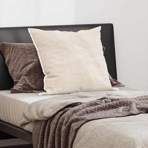 vidaXL Oreiller avec oreiller Blanc 60 x 70 cm Coton